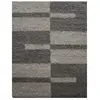 STUDIO DECO Tapis shaggy à motifs traits marron 200x290cm