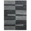 STUDIO DECO Tapis shaggy à motifs traits anthracite 140x200cm