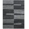 STUDIO DECO Tapis shaggy à motifs traits anthracite 160x230cm
