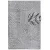 STUDIO DECO Tapis à poils longs relief gris 160x235cm