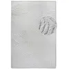 STUDIO DECO Tapis à poils longs relief crème 200x280cm