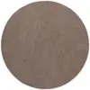 Tapis Laine tufté main motifs arcs Taupe 120cm