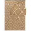 STUDIO DECO Tapis en Jute motifs en Relief 120x180cm