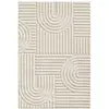 STUDIO DECO Tapis à relief crème 200x290cm