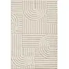 STUDIO DECO Tapis à relief crème 160x230cm