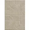 STUDIO DECO Tapis à relief beige 140x200cm