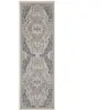 STUDIO DECO Tapis Vintage Oriental crème et gris 80x200cm