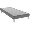 Dunlopillo Sommier Bellini anthracite 15 cm avec pieds 120x190