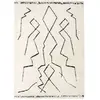 Tapis 120x170cm ROCHA coloris blanc