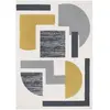 Tapis 160x230 cm THORI coloris jaune