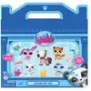BANDAI Pack de 5 Pets - Littlest Pet Shop Montagne - Animaux a collectionner - Neuf