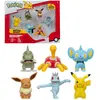 Pack 6 Figurines Pokémon - BANDAI - JW3614 - 5 cm - Combats Pokémon