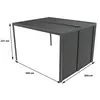 Habrita Habrita - Abri De Jardin 10.80 M² Aluminium - Per 3630v Bi