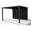 Habrita - pergola bioclimatique 10.8m² gris anthracite - per36v30bi TU