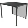 Pergola bioclimatique 7.20 m2 gris anthracite Habrita per 2430r bi