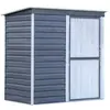 SPACEMAKER Abri de jardin métal Gris - Monopente - 2,35m² - SHED IN BOX  