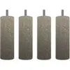 Fdl-mg Jeu de 4 pieds CYLINDRIQUE o : 70 mm - hauteur : 170 mm - vis d...