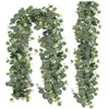 KENLUMO 2PCS Guirlande d'eucalyptus artificielle, fausse guirlande de ...