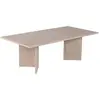 Concept-Usine Table Basse Rectangulaire Effet Travertin 119x60cm Topi