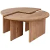 Concept Usine AZUS - Table basse ronde duo pin atlantique 90cm