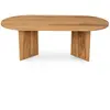 CONCEPT USINE Table basse design ovale bois 120cm raav