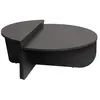 CONCEPT USINE Table basse ronde podium anthracite 90cm vari