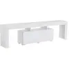 CONCEPT USINE Meuble tv avec placards blanc 180cm baso