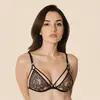 Soutien-gorge ouvert à dentelle Luna - S/M
