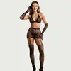 Ensemble 3 pièces résille et strass OhYeah - 44-46