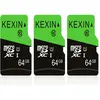 Lot de 3 Cartes Micro Mémoire MicroSDXC SD 64 Go UHS-I, U3, C10, TF po...