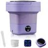 QVIIDBVB Mini Machine à Laver Pliante,Seau à Linge Portable 6.5L,Pour Vêtements De Bébé, Les Sous-vêtements Ou Les Petits Articles