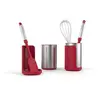 Pot range ustensiles Terraillon Rouge avec fouet et spatule