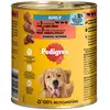 12x800g Boeuf, agneau, poulet en pâté Pedigree Classic nourriture humi...