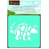 Avenue Mandarine Pochoirs - Set de 6 pochoirs : Dinosaures