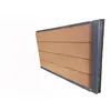 Kit extension complet pour clôture composite - MCCOVER - Brun rouge - ...