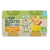 BLEDINA Blédina Les Récoltes Bio Pot Compote Pommes Nectarines Bananes +6m 2 x 130g