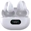 Ecouteurs sans fil Bluetooth YYK-Q80 Blanc - Écouteurs clipsables à or...