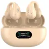 Ecouteurs sans fil Bluetooth YYK-Q80 Kaki - Écouteurs clipsables à ore...