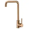 ROUSSEAU Robinet mitigeur de cuisine Kiloo - Sans douchette - Or rose