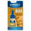Colle à bois - Cyanolit - Colle tous bois 50 g renforcée en fibres naturelles