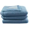 Toison d?or Couverture en pure laine double face VOLTA Bleu ciel