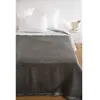 Toison d?or Couverture en pure laine double face VOLTA Gris anthracite