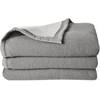 Toison d?or Couverture en pure laine double face VOLTA Gris anthracite