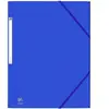 OXFORD Lot de 10 Chemises 3 Rabats Eurofolio+ A4 avec Elastique Couver...