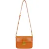 LAMARTHE - en refente de cuir BELLA - Orange 26 x 19 x 8 cm Jaune
