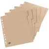 Oxford Intercalaires en carton Touareg, uni, A4, 6 touches
