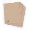 Oxford Intercalaires Touareg, 12 touches, format A4, beige