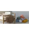Toison d'Or Plaid gaze de coton matelassé (125x180 cm - Sauge)