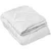 SOLEIL D'OCRE Toison d?or Couette chaude enveloppe microfibre COCOON blanc