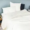 Toison d'Or Housse de couette unie en coton Lavé (260x240 cm - Ivoire)